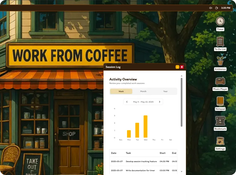 Work From Coffee OS